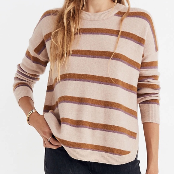 Madewell Alpaca Wool Blend Tonal Knit Monochrome Sweater XXS Minimalist Capsule - Picture 1 of 10